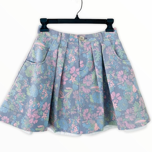 Marc Jacobs Drew Blossom A Line Mini Skirt - Picture 2 of 9